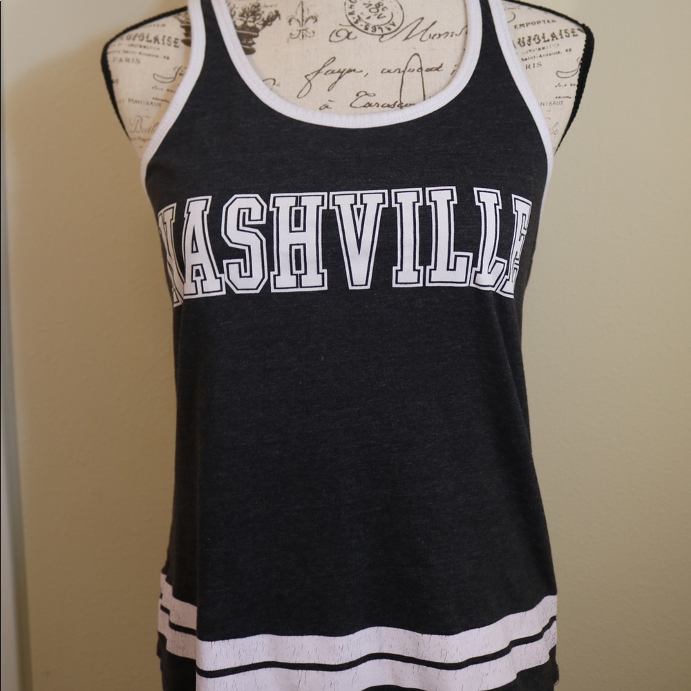 New nashville Tennessee gray small tank top